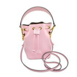 Fendi Montresor shoulder bag pink grained calfskin